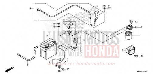 BATTERIE XR125LEKJ de 2018